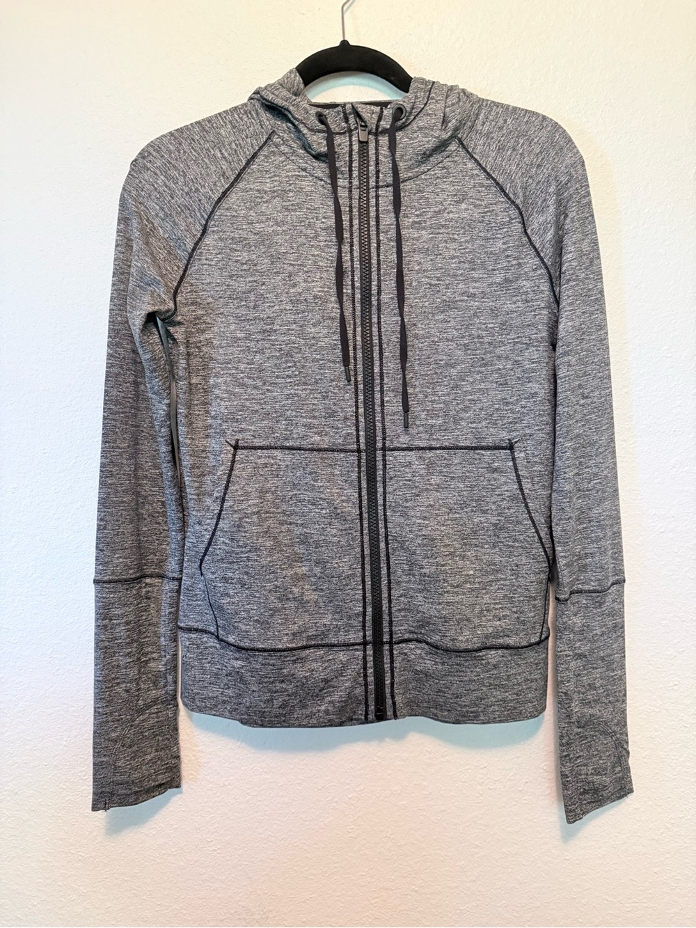EUC Athleta Grey Zip Jacket Hoodie XS